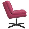 vidaXL Otočné relaxačné kreslo Víno červené 63 x 75 x 76 cm Zamat