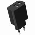GEMBIRD TA-UC-2A12-01, Nabíjačka, 2x USB-A, 12W, č
