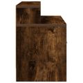 vidaXL Nočné skrinky so zásuvkou 2 ks tmavý dub 51x31x47 cm