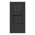 ORNO NOEN RJ45 zásuvka - modul pre NORGEN panel čierny