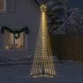 vidaXL LED vianočný stromček 495 LED teplá biela 300,5 cm