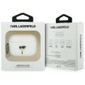 Karl Lagerfeld Silikónové Karl Head 3D puzdro pre AirPods Pro 3 biela