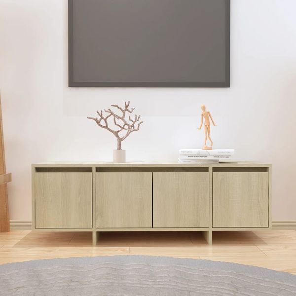 vidaXL TV skrinka, dub sonoma 120x30x40,5 cm, kompozitné drevo