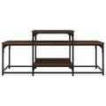 vidaXL Konferenčný stolík hnedý dub 102x60x45 cm kompozitné drevo