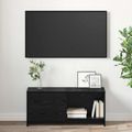 vidaXL Zostava TV skriniek 90 x 35 x 40 cm Čierny dub Kompozitné drevo