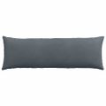 vidaXL Vankúše na pohovku 2 pcs Tmavo šedá 120 x 40 cm