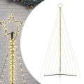 vidaXL LED vianočný stromček 570 LED teplá biela 399 cm