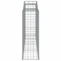 vidaXL Oblúkové gabionové koše 13 ks 300x50x140/160 cm pozink. železo