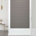 vidaXL Nástenné panely 12 ks bledosivé 60x30 cm zamat 2,16 m²