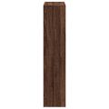 vidaXL Knižnica 4-posch. hnedý dub 131,5x29x131,5 cm kompozitit. drevo