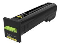 Extra vysoká výťažnosť - žltá - originálna - kazeta s tonerom LCCP, LRP, Lexmark Corporate - pre Lexmark CX825de, CX825dte, CX825dtfe, CX860de, CX860dte, CX860dtfe