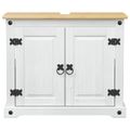 vidaXL Skrinka pod umývadlo Biela 73 x 33 x 60 cm