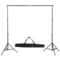 vidaXL Fotografické vybavenie so softboxami, pozadím a reflektorom