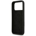 Guess Silicone Big 4G Script puzdro na iPhone 17 Pro Max čierna