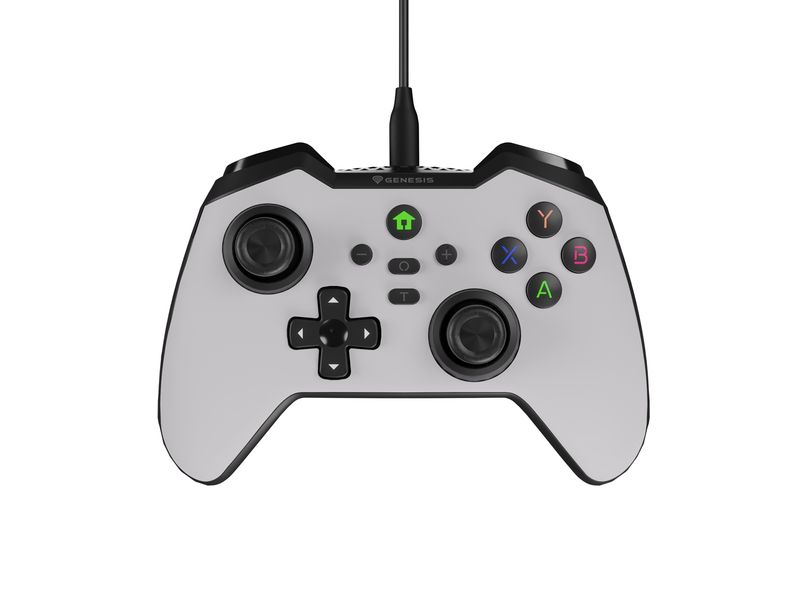 Drôtový gamepad Genesis MANGAN 300, pre PC/Switch/Mobil, biely