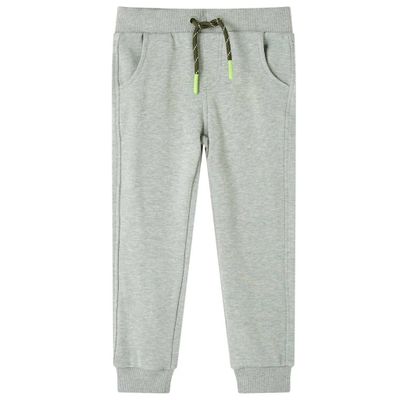 vidaXL Detské tepláky svetlé kaki 92