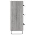 vidaXL Komoda sivý dub sonoma 34,5x34x90 cm spracované drevo