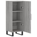 vidaXL Komoda sivý dub sonoma 34,5x34x90 cm spracované drevo