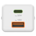 HAMA Rýchlonabíjačka, USB-C/A PD/QC 30W