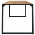 vidaXL Záhradný stôl s nohami v tvare U 180x90x75 cm akáciový masív