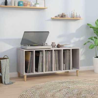 vidaXL Skrinka na platne sivá sonoma 100x38x48 cm kompozitné drevo