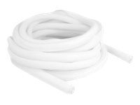 Objímka na správu káblov - priemer 19 mm - 10 m - biela