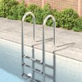 vidaXL Bazénový rebrík 54x38x158 cm 304 nehrdzavejúca oceľ
