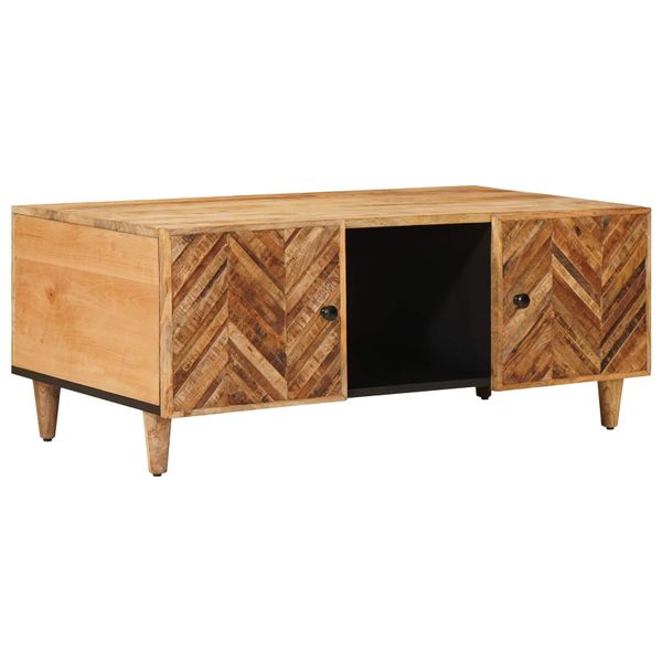 vidaXL Konferenčný stolík Hnedá 100 x 54 x 40 cm Masívne mango drevo