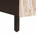 vidaXL Konferenčný stolík Biela 100 x 54 x 40 cm Masívne mango drevo