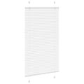 vidaXL plisovaná roleta biela 70x150 cm šírka látky 69,4 cm