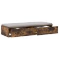 vidaXL Zásuvky pod posteľ Dymová dub 100 x 36,5 x 16,5 cm