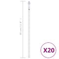 vidaXL Svetlá meteor 20ks 30cm studené biele 480LED vnútorné vonkajšie