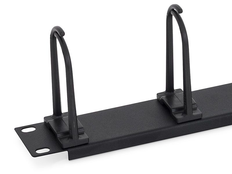 19" vyvážací panel 1U,háček 60x30mm zacvakávací