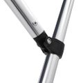 vidaXL Strieška Bimini so 4 oblúkmi, biela 243x196x137 cm