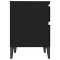 vidaXL Nočné stolíky 2 ks čierne 40x35x50 cm