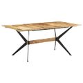 vidaXL Jedálenský stôl 180x90x76 cm mangovníkový masív