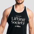 Tielko Lifting Society Black - GymBeam, veľkosť M