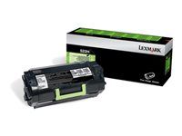Vysoká výťažnosť - čierna - originálna - kazeta s farbivom LCCP, LRP - pre Lexmark MS810, MS811, MS812