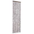 vidaXL Záves proti hmyzu, hnedý a béžový 56x200 cm, ženilka