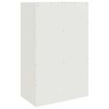 vidaXL Komoda biela 67x39x107 cm oceľová