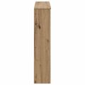 vidaXL Rám krbu Dub artisan 93 x 20 x 89 cm Kompozitné drevo