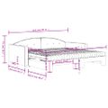 vidaXL Rozkladacia denná posteľ s matracmi tmavozelená 100x200cm zamat