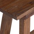 vidaXL lavička Prírodná 50,5 x 25 x 47,5 cm Mahagónový masív