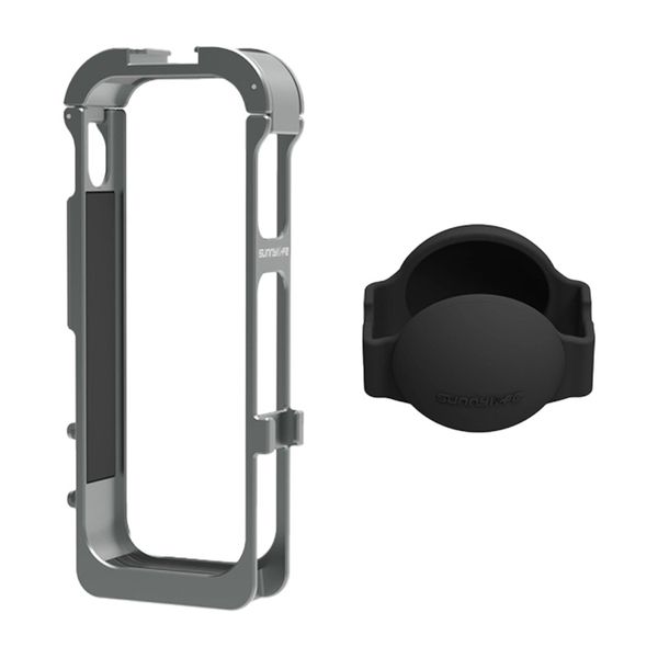 Sunnylife kovový magnetický rám so silikónovým krytom šošoviek pre Insta360 X5