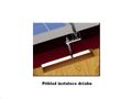 Držák H profilu L110 x 40 x 5 mm otvor fi 11/11