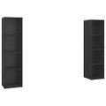 vidaXL TV skrinky 2 ks čierne 142,5x35x36,5 cm drevotrieska