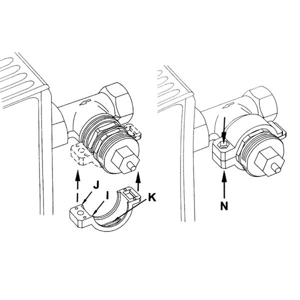 Homematic IP Adaptér ventilu Vaillant - 76028A1B