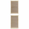 vidaXL Skříňové dvere Prírodná 201 x 2,1 x 59,5 cm Borovicový masív