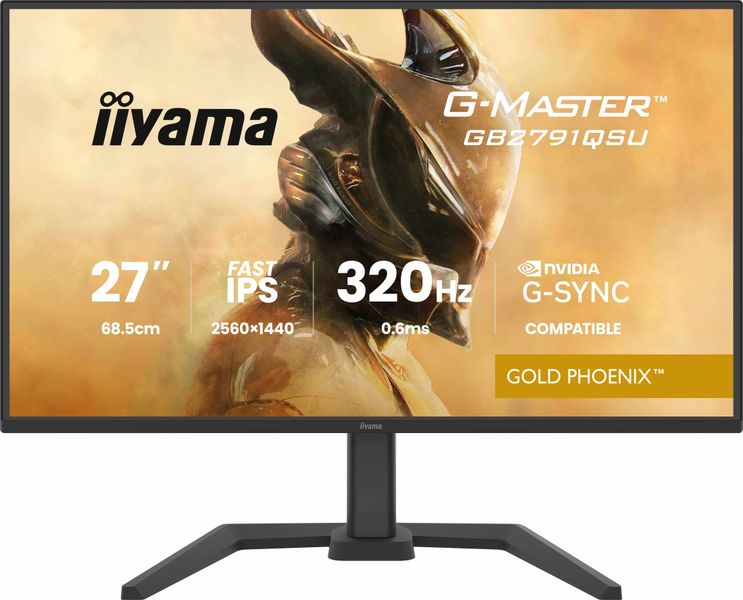 iiyama G-Master/GB2791QSU-B1/27''/IPS/QHD/320Hz/0,6ms/Čierna/3R