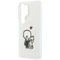 Puzdro Karl Lagerfeld IML Karl&Choupette MagSafe pre Samsung Galaxy S26 Ultra transparentné